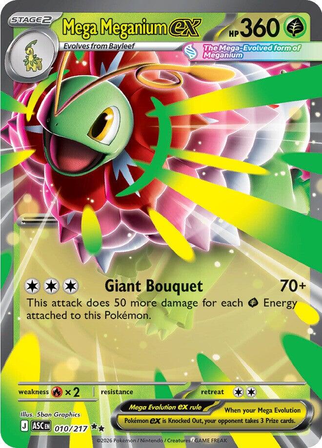 Mega Meganium ex (010/217) [Mega Evolution: Ascended Heroes] | Gear Gaming Bentonville