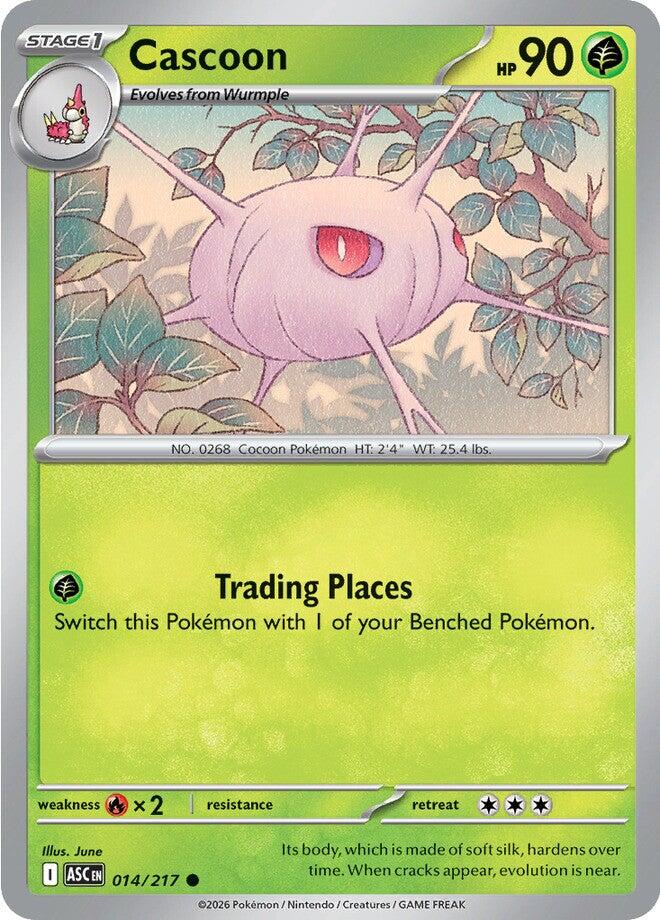 Cascoon (014/217) [Mega Evolution: Ascended Heroes] | Gear Gaming Bentonville