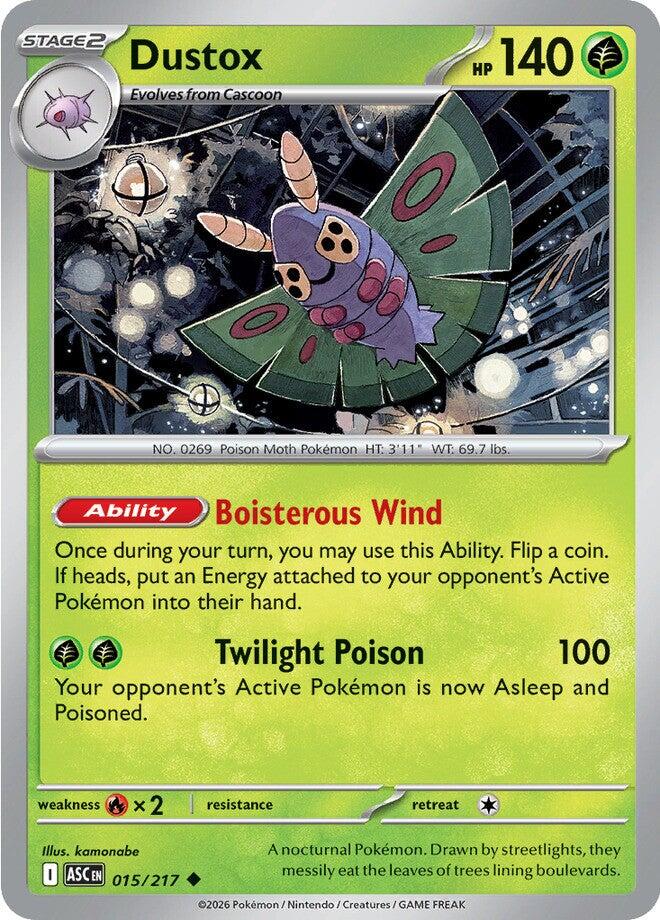 Dustox (015/217) [Mega Evolution: Ascended Heroes] | Gear Gaming Bentonville