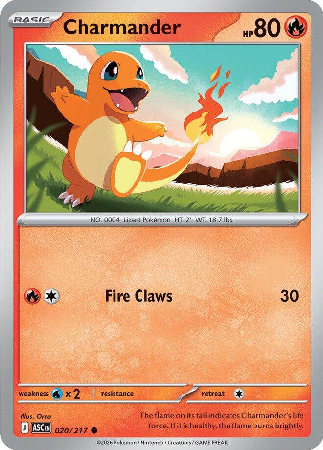 Charmander (020/217) [Mega Evolution: Ascended Heroes] | Gear Gaming Bentonville
