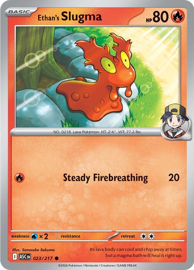 Ethan's Slugma (023/217) [Mega Evolution: Ascended Heroes] | Gear Gaming Bentonville