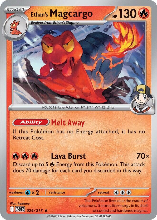 Ethan's Magcargo (024/217) [Mega Evolution: Ascended Heroes] | Gear Gaming Bentonville