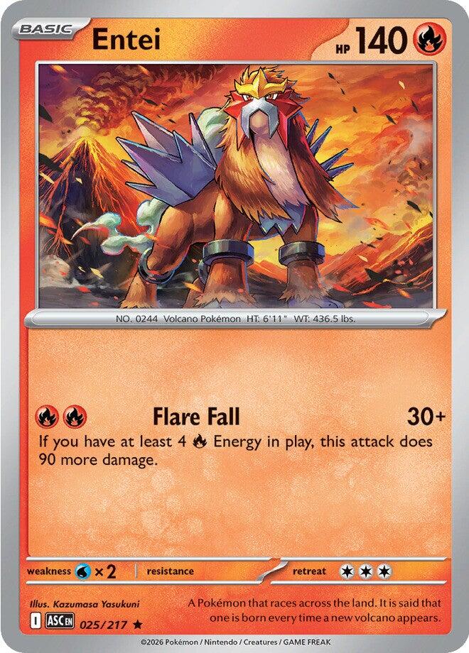 Entei (025/217) [Mega Evolution: Ascended Heroes] | Gear Gaming Bentonville