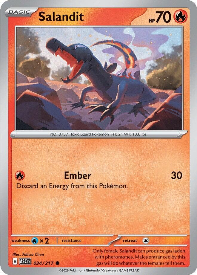 Salandit (034/217) [Mega Evolution: Ascended Heroes] | Gear Gaming Bentonville