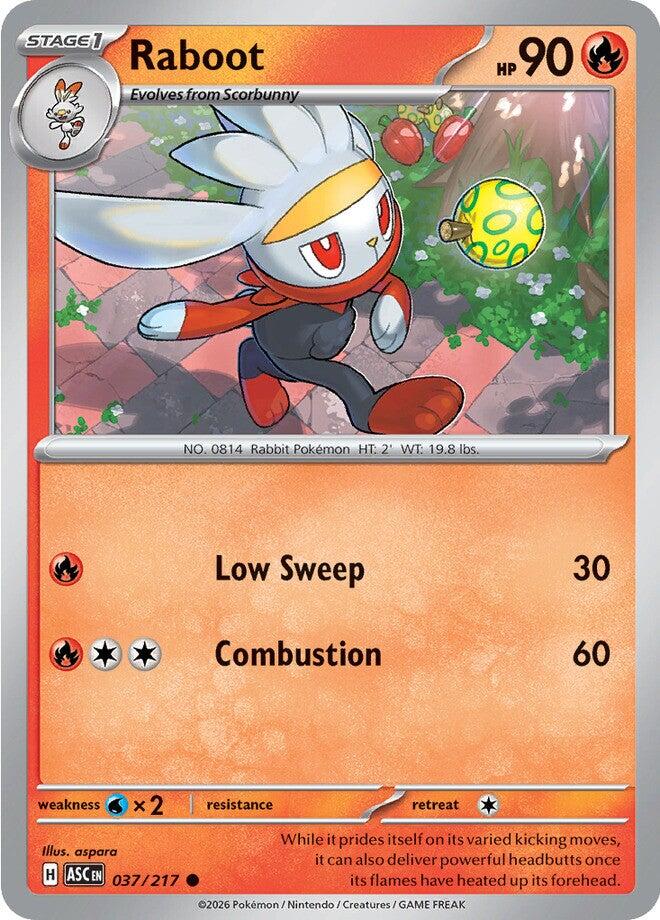 Raboot (037/217) [Mega Evolution: Ascended Heroes] | Gear Gaming Bentonville