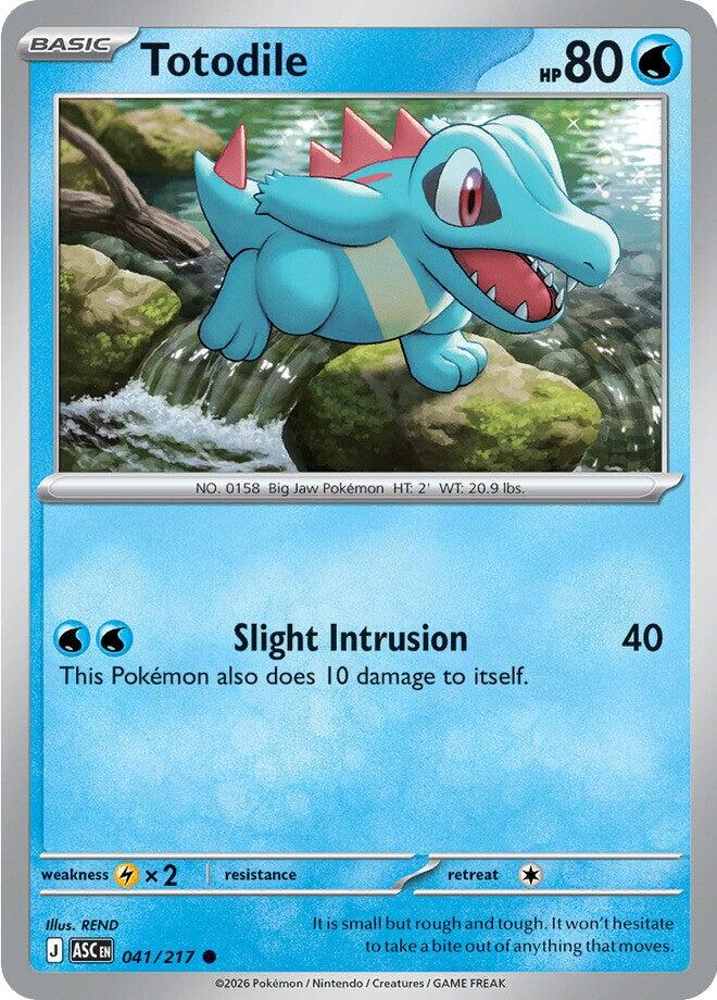 Totodile (041/217) [Mega Evolution: Ascended Heroes] | Gear Gaming Bentonville