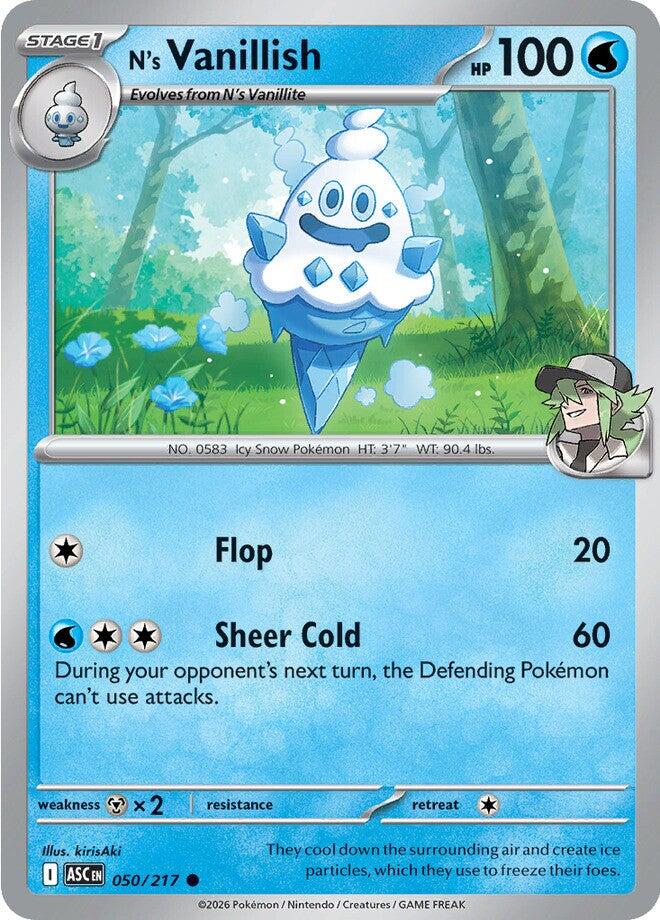 N's Vanillish (050/217) [Mega Evolution: Ascended Heroes] | Gear Gaming Bentonville