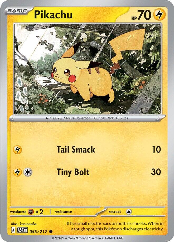 Pikachu (055/217) [Mega Evolution: Ascended Heroes] | Gear Gaming Bentonville