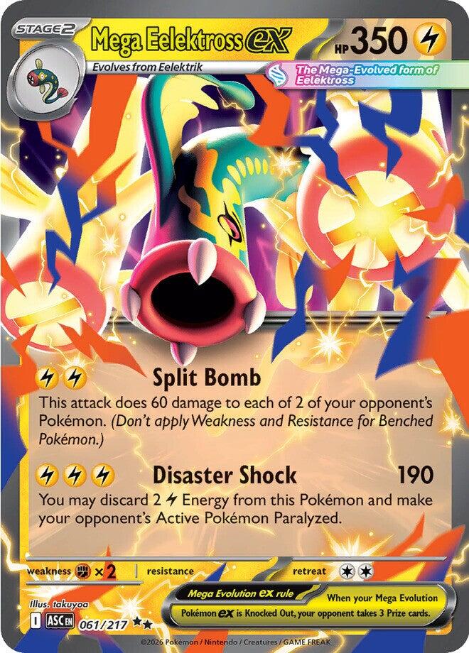 Mega Eelektross ex (061/217) [Mega Evolution: Ascended Heroes] | Gear Gaming Bentonville