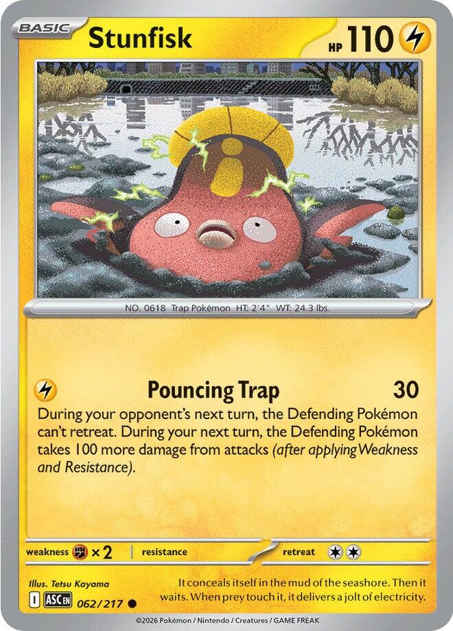 Stunfisk (062/217) [Mega Evolution: Ascended Heroes] | Gear Gaming Bentonville