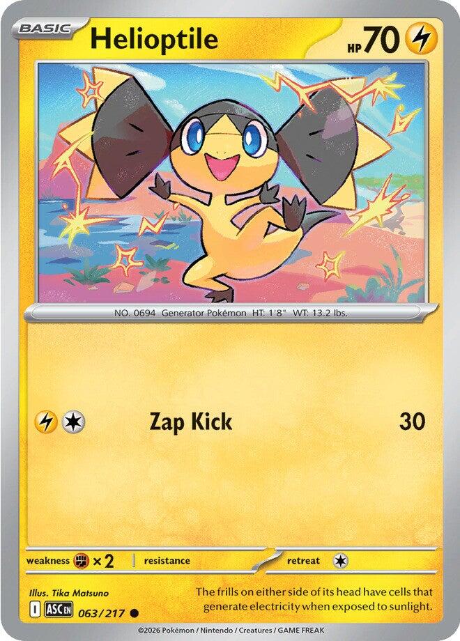 Helioptile (063/217) [Mega Evolution: Ascended Heroes] | Gear Gaming Bentonville
