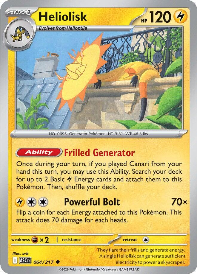 Heliolisk (064/217) [Mega Evolution: Ascended Heroes] | Gear Gaming Bentonville