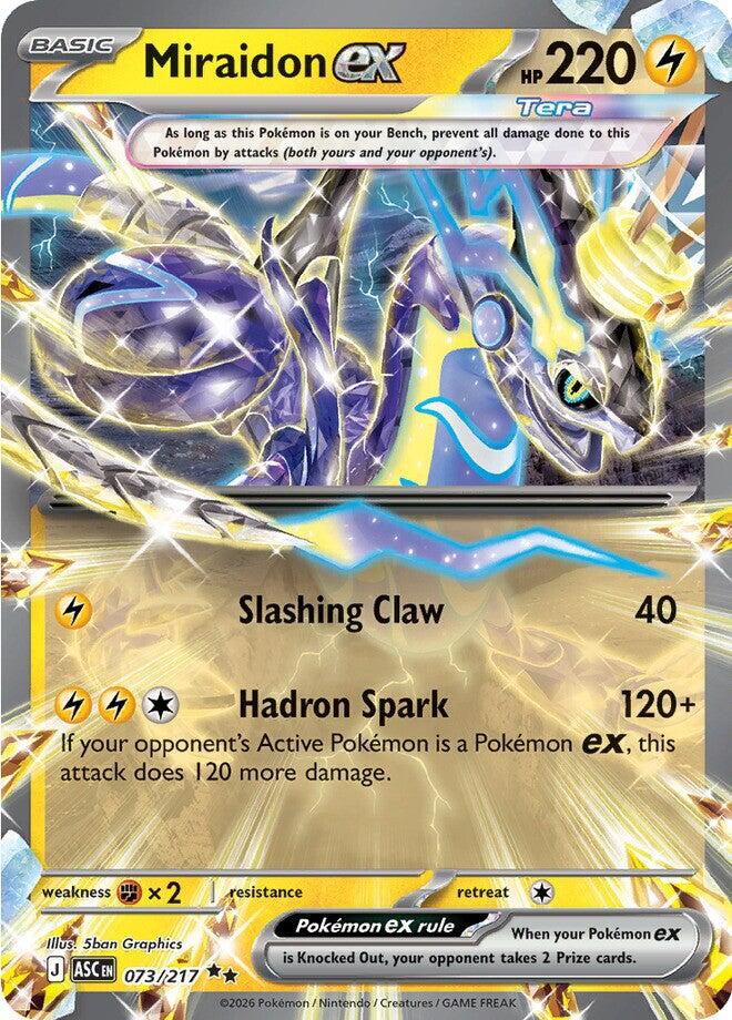 Miraidon ex (073/217) [Mega Evolution: Ascended Heroes] | Gear Gaming Bentonville