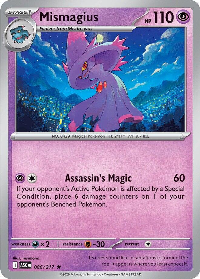 Mismagius (086/217) [Mega Evolution: Ascended Heroes] | Gear Gaming Bentonville