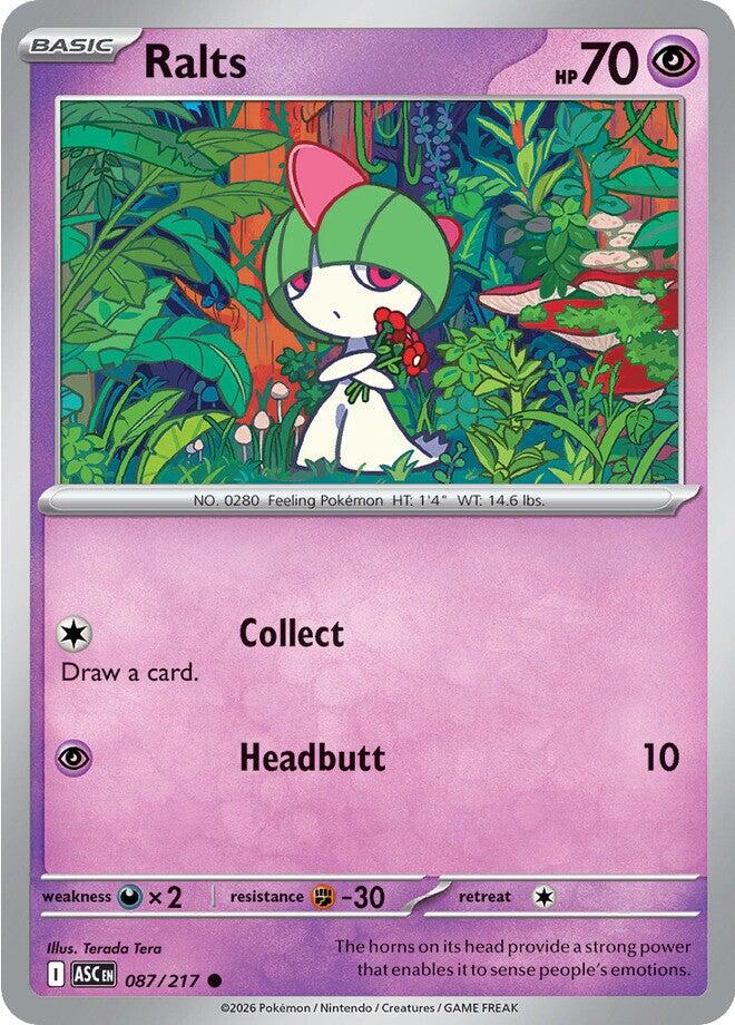 Ralts (087/217) [Mega Evolution: Ascended Heroes] | Gear Gaming Bentonville