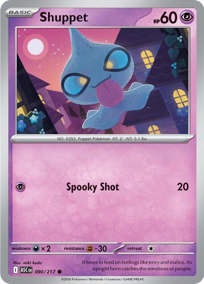 Shuppet (090/217) [Mega Evolution: Ascended Heroes] | Gear Gaming Bentonville