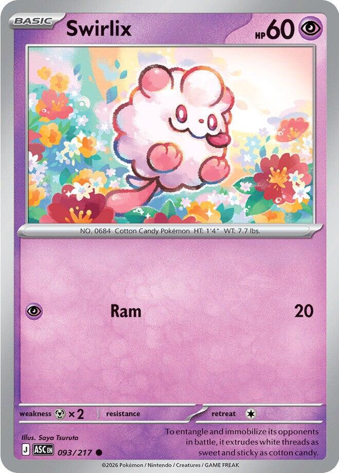 Swirlix (093/217) [Mega Evolution: Ascended Heroes] | Gear Gaming Bentonville