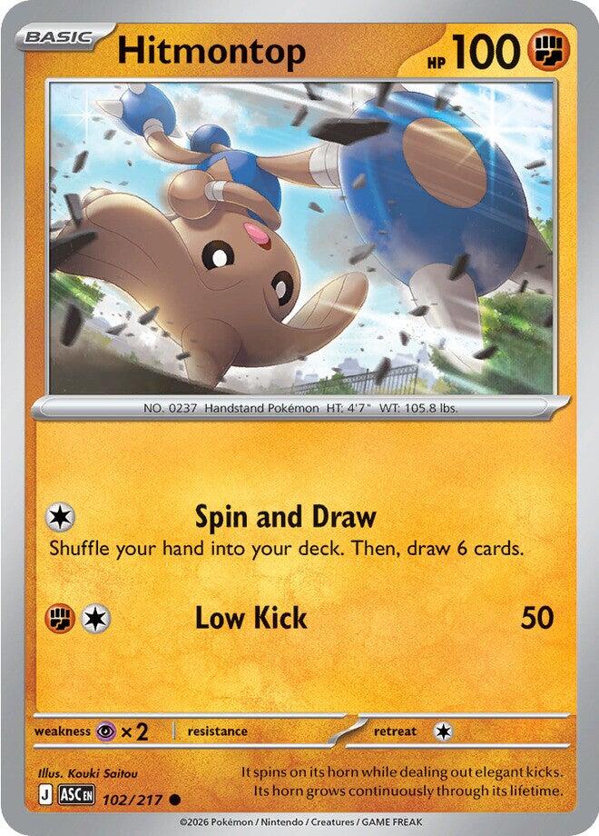 Hitmontop (102/217) [Mega Evolution: Ascended Heroes] | Gear Gaming Bentonville