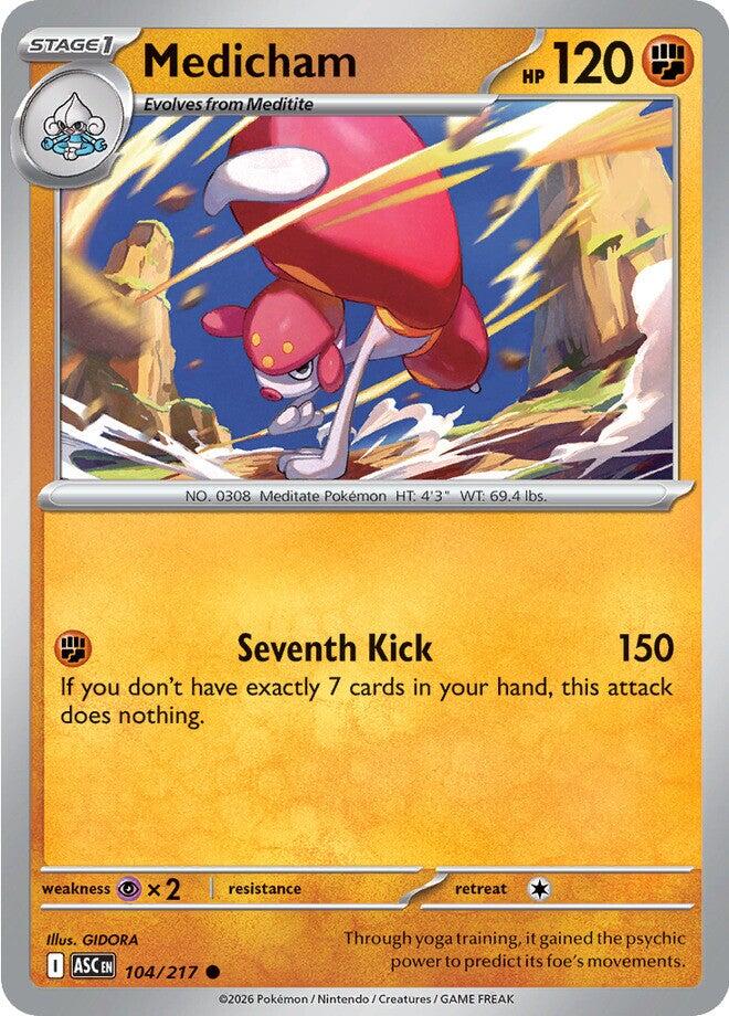 Medicham (104/217) [Mega Evolution: Ascended Heroes] | Gear Gaming Bentonville