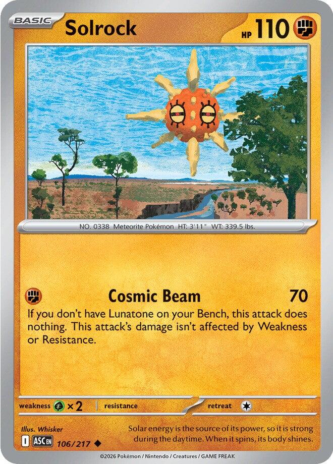 Solrock (106/217) [Mega Evolution: Ascended Heroes] | Gear Gaming Bentonville