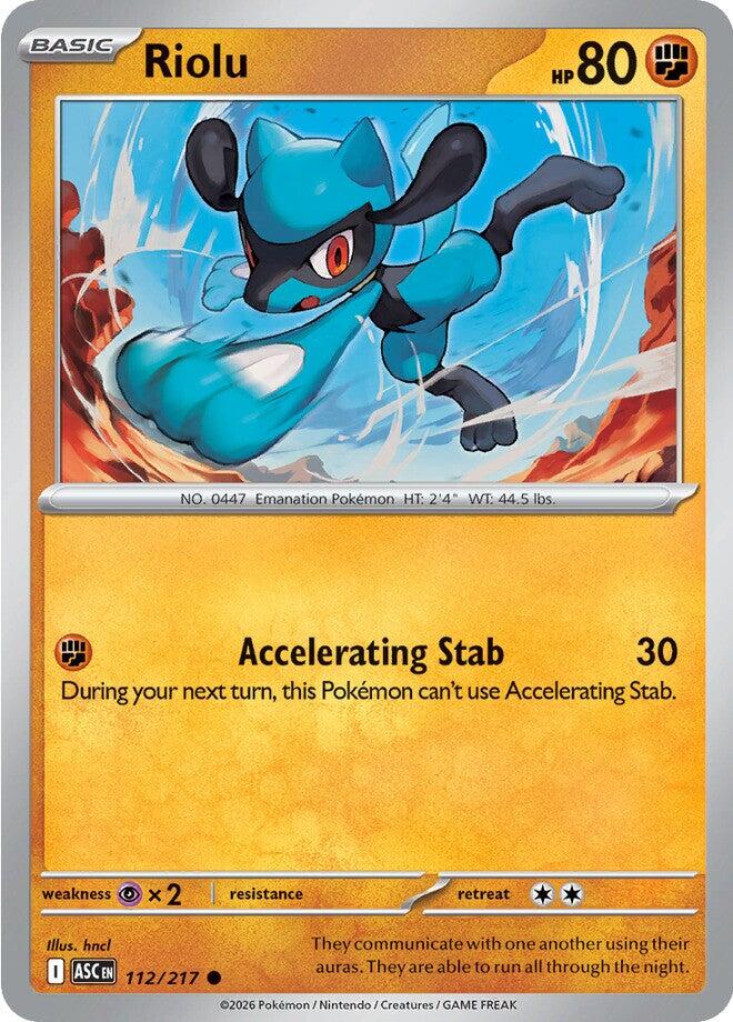Riolu (112/217) [Mega Evolution: Ascended Heroes] | Gear Gaming Bentonville