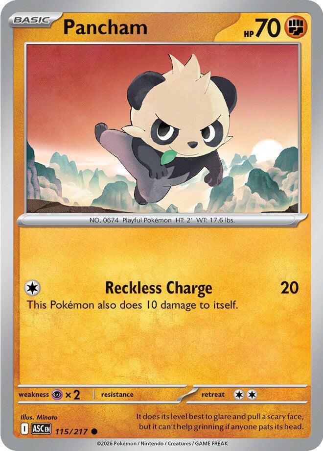 Pancham (115/217) [Mega Evolution: Ascended Heroes] | Gear Gaming Bentonville
