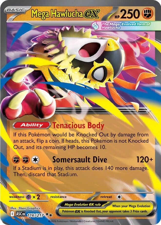 Mega Hawlucha ex (116/217) [Mega Evolution: Ascended Heroes] | Gear Gaming Bentonville
