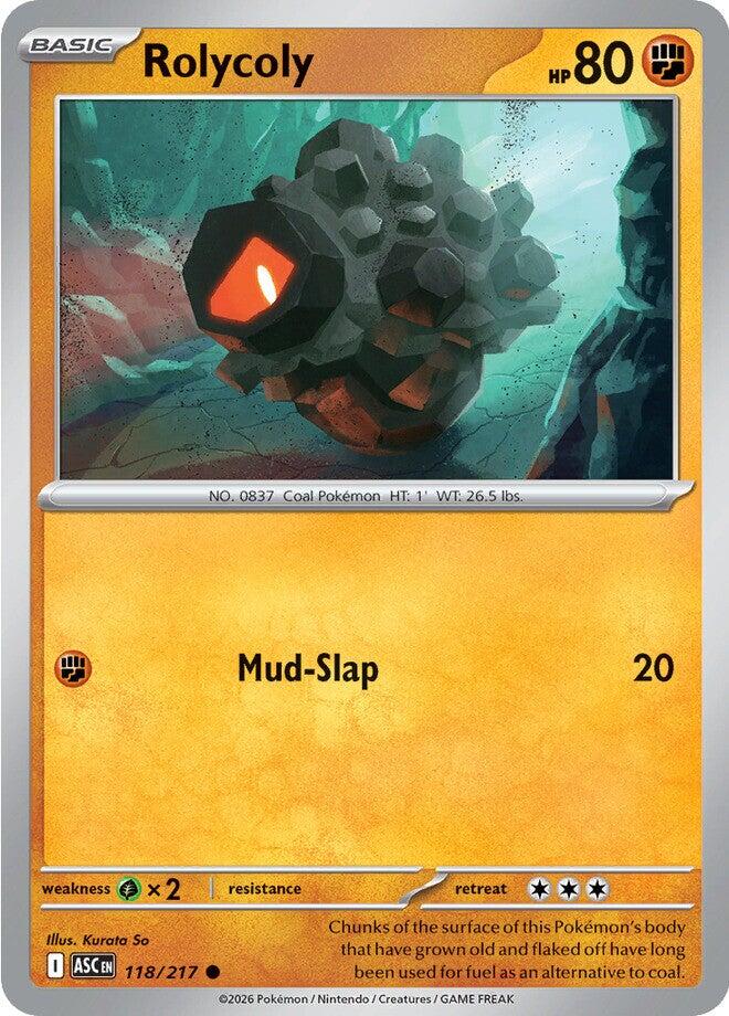 Rolycoly (118/217) [Mega Evolution: Ascended Heroes] | Gear Gaming Bentonville