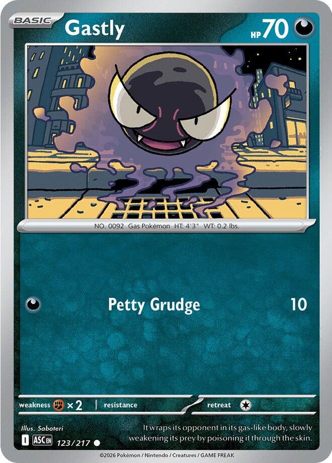 Gastly (123/217) [Mega Evolution: Ascended Heroes] | Gear Gaming Bentonville