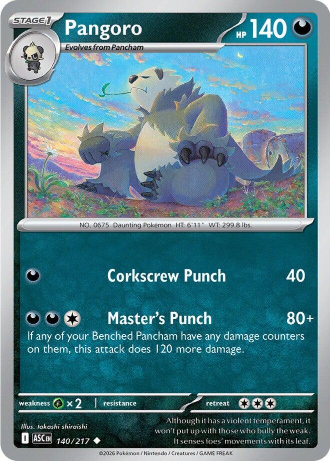 Pangoro (140/217) [Mega Evolution: Ascended Heroes] | Gear Gaming Bentonville