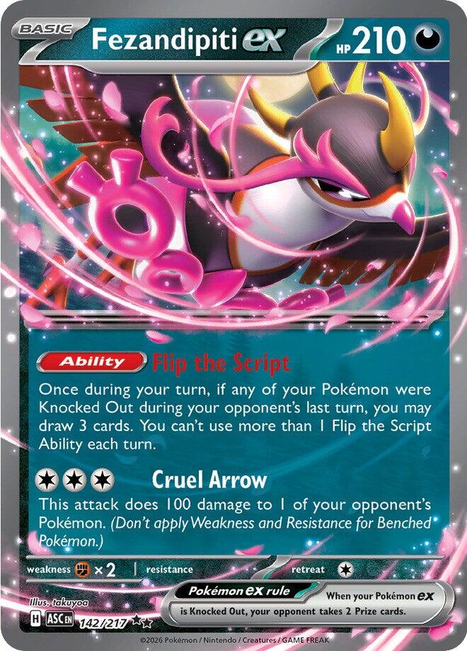 Fezandipiti ex (142/217) [Mega Evolution: Ascended Heroes] | Gear Gaming Bentonville