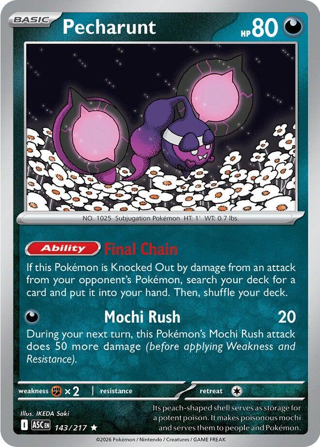 Pecharunt (143/217) [Mega Evolution: Ascended Heroes] | Gear Gaming Bentonville