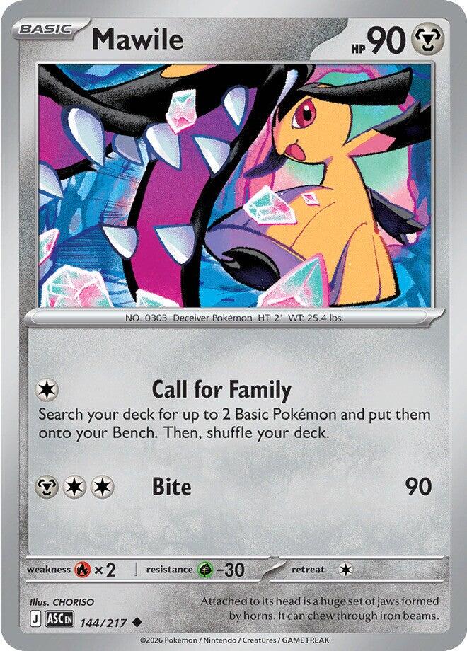 Mawile (144/217) [Mega Evolution: Ascended Heroes] | Gear Gaming Bentonville