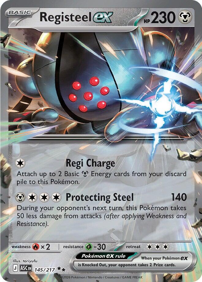 Registeel ex (145/217) [Mega Evolution: Ascended Heroes] | Gear Gaming Bentonville