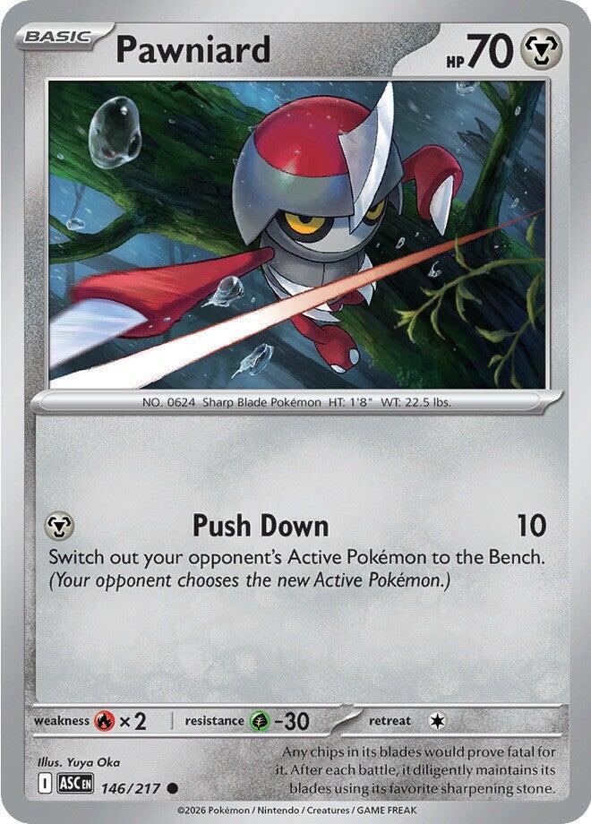 Pawniard (146/217) [Mega Evolution: Ascended Heroes] | Gear Gaming Bentonville