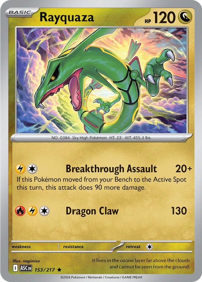 Rayquaza (153/217) [Mega Evolution: Ascended Heroes] | Gear Gaming Bentonville