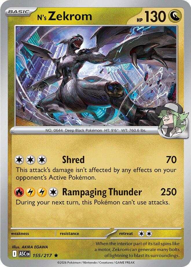 N's Zekrom (155/217) [Mega Evolution: Ascended Heroes] | Gear Gaming Bentonville