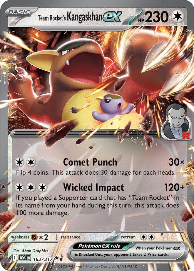Team Rocket's Kangaskhan ex (162/217) [Mega Evolution: Ascended Heroes] | Gear Gaming Bentonville