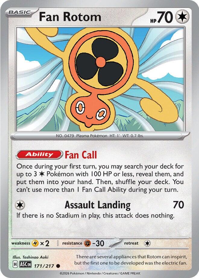 Fan Rotom (171/217) [Mega Evolution: Ascended Heroes] | Gear Gaming Bentonville