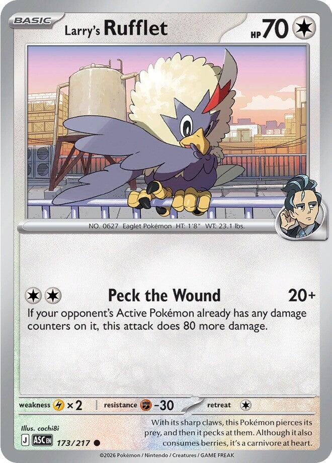 Larry's Rufflet (173/217) [Mega Evolution: Ascended Heroes] | Gear Gaming Bentonville