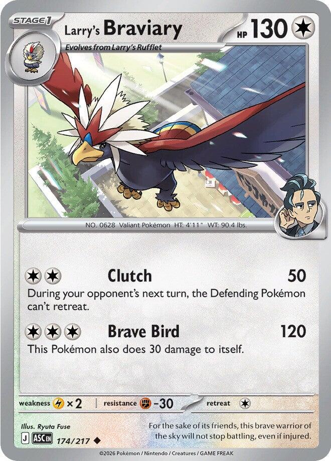 Larry's Braviary (174/217) [Mega Evolution: Ascended Heroes] | Gear Gaming Bentonville