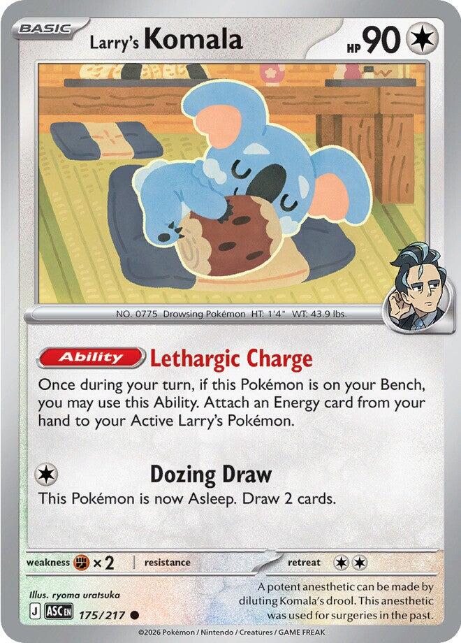 Larry's Komala (175/217) [Mega Evolution: Ascended Heroes] | Gear Gaming Bentonville