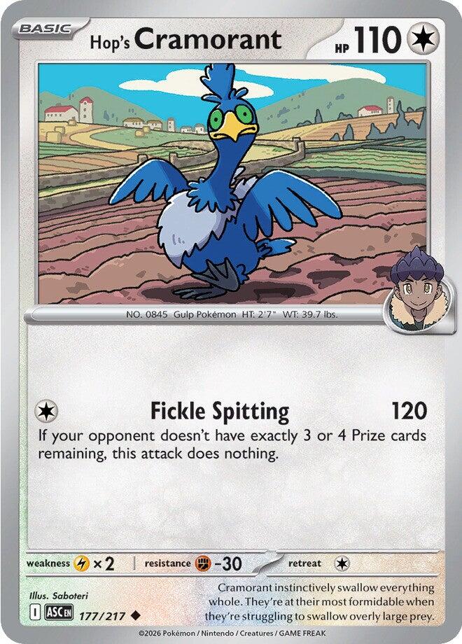 Hop's Cramorant (177/217) [Mega Evolution: Ascended Heroes] | Gear Gaming Bentonville