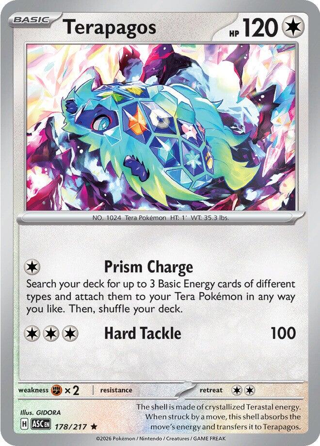 Terapagos (178/217) [Mega Evolution: Ascended Heroes] | Gear Gaming Bentonville