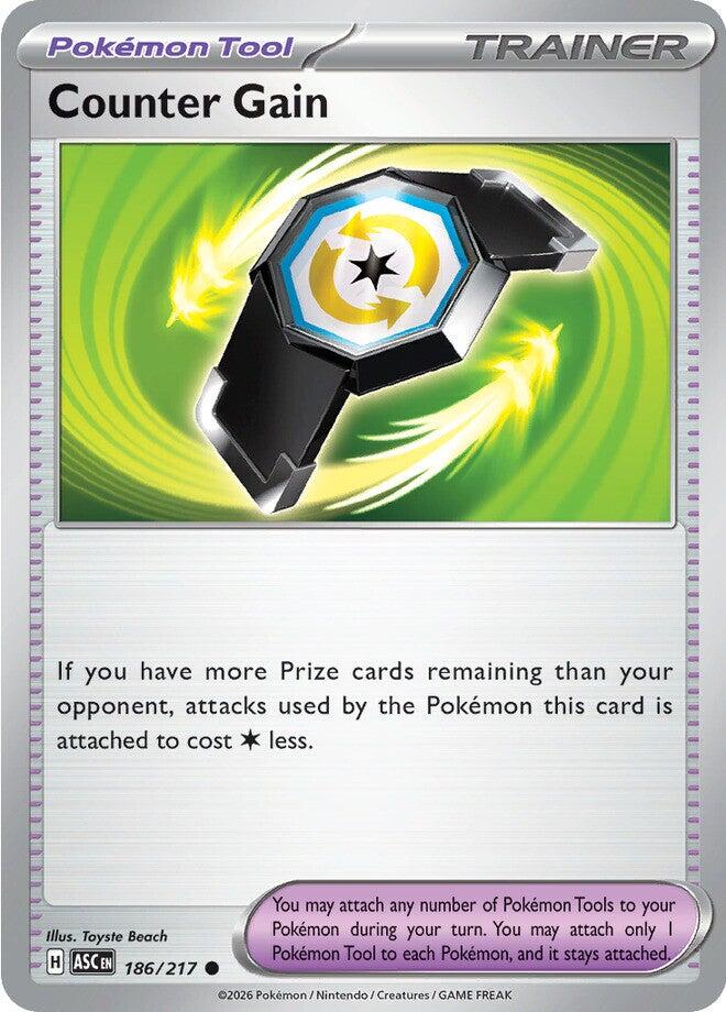 Counter Gain (186/217) [Mega Evolution: Ascended Heroes] | Gear Gaming Bentonville