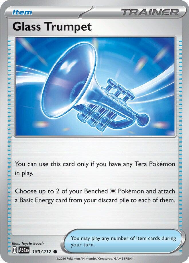 Glass Trumpet (189/217) [Mega Evolution: Ascended Heroes] | Gear Gaming Bentonville