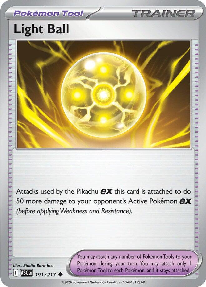 Light Ball (191/217) [Mega Evolution: Ascended Heroes] | Gear Gaming Bentonville