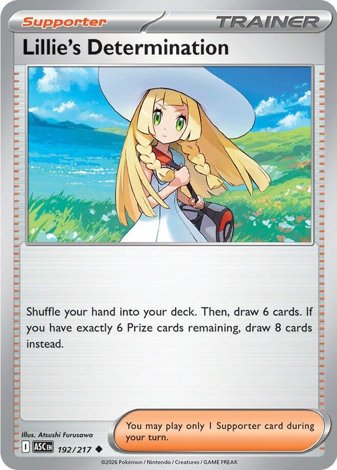 Lillie's Determination (192/217) [Mega Evolution: Ascended Heroes] | Gear Gaming Bentonville