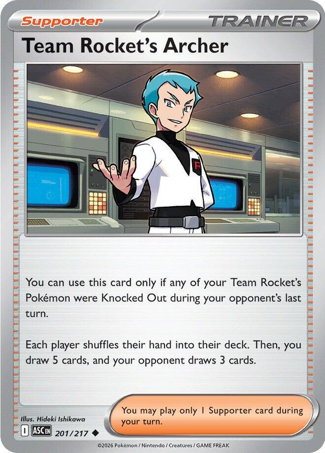 Team Rocket's Archer (201/217) [Mega Evolution: Ascended Heroes] | Gear Gaming Bentonville