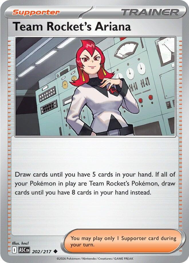 Team Rocket's Ariana (202/217) [Mega Evolution: Ascended Heroes] | Gear Gaming Bentonville